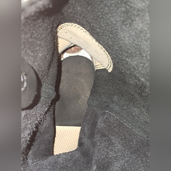 Black Leather Men's Moto Boots Size 10 Pre-owned - Picture 8 of 9